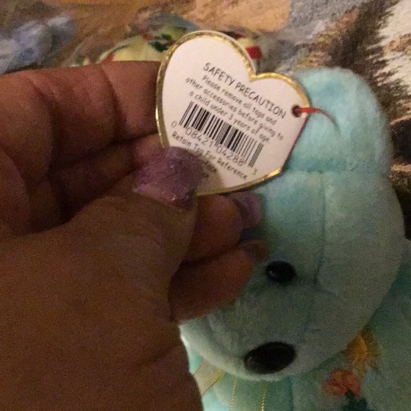 TY Beanie baby Ariel bear memory of 1981-1988 Tags in great shape 🎄🎁 - Picture 11 of 11